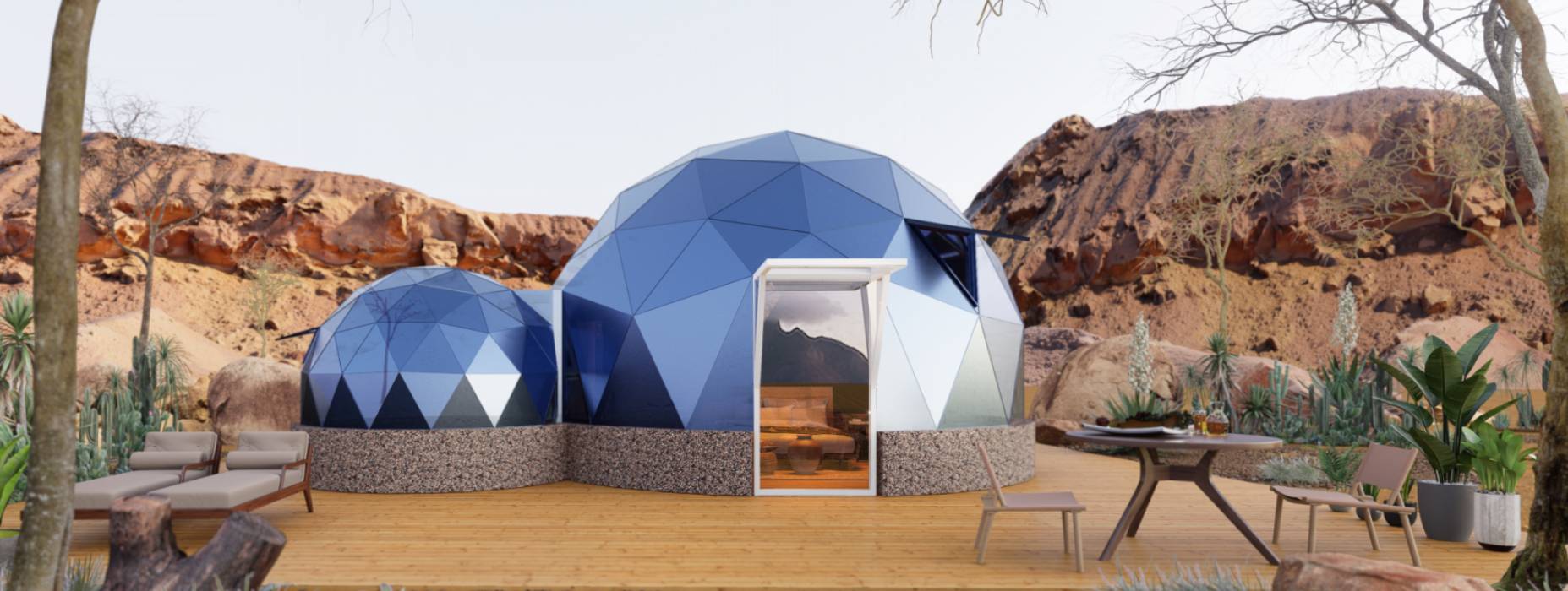 德钦县球形智能光伏玻璃星空房